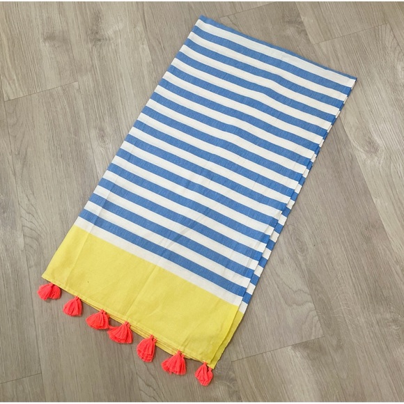 Brand New WETCAT Summer Stripe Tassel Turkish Towel 39” X 67” - Picture 2 of 6